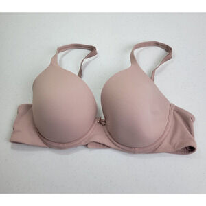 Soma Embraceable Pink Perfect Coverage Adjustable Straps Underwire Bra Size 38C